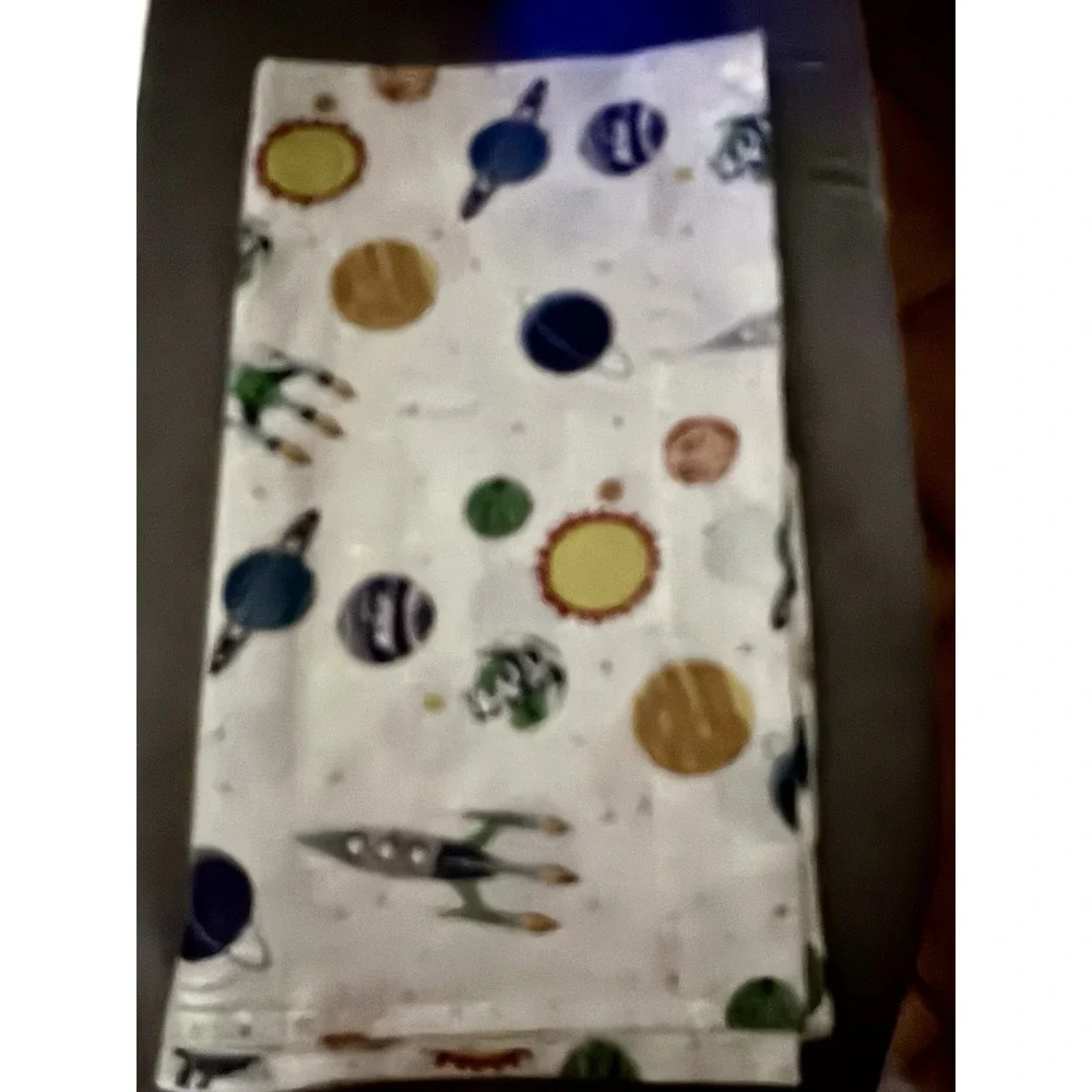 Pottery Barn Kids Solar System Flat Sheet Queen